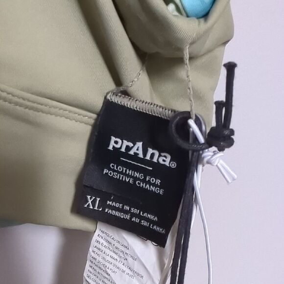 NWT Prana Women's Olive Reversible Swim Top - Picture 3 of 6